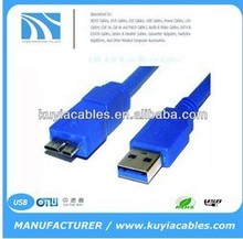 2 шт./лот! бесплатная доставка + Супер Скорость USB 3.0 мужчина к Micro B Мужской кабель 1 м 2024 - купить недорого