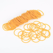 50 Pcs/Pack Yellow Elastic Rubber Bands Office Rubber Ring Strong Elastic Stationery Holder Band Loop School Office Supplies 2024 - buy cheap