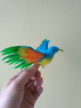 mini cute simulation bird model foam&feather colourful wings bird doll about12cm 2024 - buy cheap