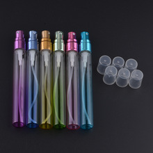 100pcs/Lot 10ml New Aluminum Spray Multicolour Refillable Portable Perfume Bottle 5ml Glass Atomizer Empty Parfum Scent Bottle 2024 - buy cheap