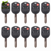 KEYECU 10PCS Replacement 4 Button Remote Head Key Case Shell for Ford Edge Escape 2007-2010 2024 - buy cheap