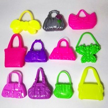8 PCS Mix Styles Doll Bags Accessories Toy Colorized Fashion Morden Bags For Barbie Doll Birthday Xmas Gift 2016 Free Shipping 2024 - buy cheap