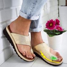 Sandalias de tacón medio con cuña para mujer, Calzado cómodo de suela suave, con plataforma, envío directo 2024 - compra barato