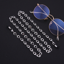 Skyrim 2020 новые модные женские очки 78 см, многоцветные очки квадратной формы с цепочкой и шнуром, солнцезащитные очки, ремешок, ожерелье для чтения 2024 - купить недорого