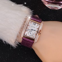 GUOU Brand Wristwatches High-Grade Women's Watches Genuine Leather Fashion England Style Big Watches With The Latest Models 2024 - buy cheap