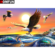 HOMFUN Full Square/Round Drill 5D DIY Diamond Painting "eagle" Embroidery Cross Stitch 5D Home A07174 2024 - buy cheap