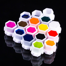200 pcs/bag Disposable Good Built Plastic Hive Tattoo Ink Cups Permanent Makeup Pigment Cups Caps With Stand Tattoo Accessories 2024 - buy cheap