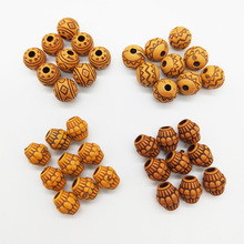8mm 100pcs/pack 4 Style Imitation Wood Beads Plastic Loose Beads Necklace Bracelet DIY Jewelry Making Accessories 2024 - buy cheap