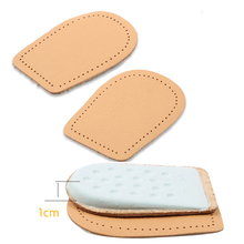 Thickened Cowskin Foot Massage Heel Pad Foot Pain Relief Heel Cushions Heel Insoles Heel Back Insert Half Foot Latex Insoles 2024 - buy cheap