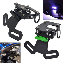 Rear License Number Plate Frame Holder Bracket Tail Tidy Fender with Led Light For KAWASAKI Z 900 Z900 ZR900 2017 2018 2019 2020 2024 - buy cheap