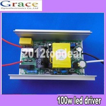 Acionador de led de 100w, ac 85v-265v, saída 30v-36v dc para lâmpada de led de alta potência de 100w # x