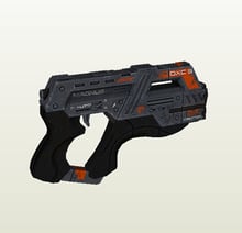 Mass Effect 3 M-6 Pistol 1:1 Scale Paper Model 3D Handmade DIY Children Toy For Cosplay 2024 - buy cheap