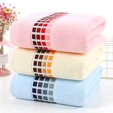 Jacquard Cotton Large Bath Towel Fast Drying Super Absorbent Beach Towels 70x140cm Washcloth Spa Towel For Adult Man And Women 2024 - buy cheap