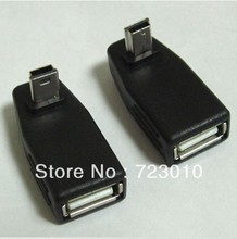 2 шт. + Подпушка под углом 90 градусов USB Mini B 5pin штекерным адаптер конвертер M/F/Новинка 2024 - купить недорого
