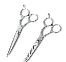 2 pcs set Barber Hair Cutting Thinning Scissors Shears Hairdressing  professional hair scissors jk17 2024 - buy cheap