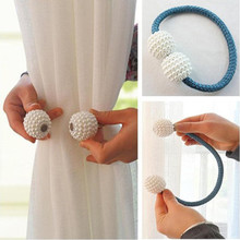 1pc Pearl Magnetic Curtain Clip Curtain Holders Tieback Buckle Clips Hanging Ball Buckle Tie Back Curtain Accessories Home Decor 2024 - buy cheap