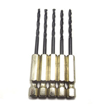 HOEN 1.5-6.5mm Tungsten Carbide Twist Drill Bits Power Tools High Speed Steel HSS Titanium Coated Drill Bit Set 1/4 Hex Shank 2024 - buy cheap