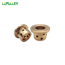 LUPULLEY Flanged Bronze Impregnated Graphite Oilless Bushing Solid Self Lubricant Embedded Bearing 40x5/30x20x15/20/25/30mm 2024 - buy cheap