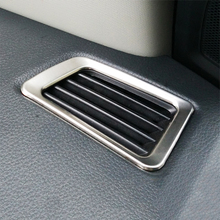 Cubierta Interior de aire acondicionado de acero inoxidable para coche Ford Ranger, accesorios de ajuste de ventilación, 2 uds., para Ford Ranger 2016 17 18 19 2020 2024 - compra barato