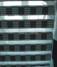 Atacado/varejo Nova personalizar 100% poliéster marrom transparente vezes blinds zebra alta qualidade janela cortinas para sala de estar 2024 - compre barato