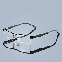 Gafas de lectura de aleación de titanio para hombre y mujer, lentes no esféricas recubiertas de 12 capas, graduadas para hipermetropía de negocios Retro 2024 - compra barato