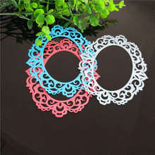 Cutting Dies flower circle Metal steel  Die Cuts frames For DIY Scrapbooking Photo Album Embossing paper Cards Crafts 2024 - buy cheap