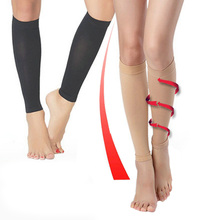 1 par de pierna de presión manga protector de calcetines de compresión medias elásticas antideslizante calcetines de Running deportes ejercicios al aire libre 2024 - compra barato