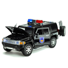 1:32 полицейская Игрушечная машина, искусственная игрушка, автомобиль, модель автомобиля со звуком светильник светкой 2024 - купить недорого