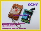 Interruptor com controle remoto sem fio, transmissor e receptor rf de 1 canais, 24v dc 433/315, código de aprendizagem momentânea, interruptor remoto 2026 - compre barato