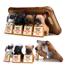 Kawai France Bulldog Corgi Action Figure Model Toys Resin Car Place Mobile Phone Stents Model Toys for Kids Christmas Gifts 2024 - buy cheap