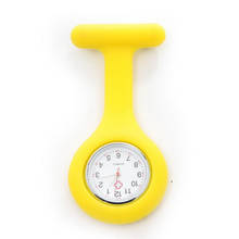 Hot Sale Men Women Silicone Nurse Watch Brooch Tunic Fob Watch Analog Quartz Unisex Battery Doctor Medical Watches Clock 2024 - buy cheap