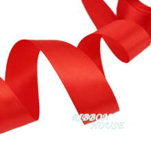 (25 ярдов/рулон) 40 мм красные односторонние стандартные декоративные подарки рождественские ленты 2024 - купить недорого