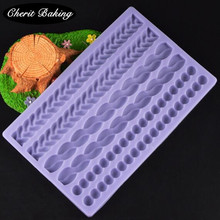 High Quality 1pc Pearl Bead Rope Shape Fondant Silicone Mould Cake Decoration Sugar Mold Baking Sugarcraft Chocolate Mold 2024 - buy cheap