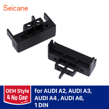 Seicane-Panel de Reacondicionamiento para coche, Kit de instalación en tablero, Marco estéreo, Radio, Fascia, para AUDI A2, A3, A4, A6, sin huecos, estilo OEM, 1DIN 2024 - compra barato