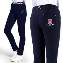PGM женская спортивная одежда, длинные штаны для гольфа, тенниса, бега, эластичные мягкие женские брюки, дышащие тонкие быстросохнущие 2024 - купить недорого