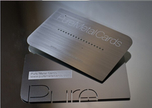 two-sided metal business cards  credit business cards, 100pcs a lot  Business Card printing free design 2024 - buy cheap