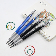 Lápis mecânico 2.0mm, suporte de caneta hexagonal de metal de alta qualidade + plástico, desenho automático de esboço, material de papelaria e escritório 2024 - compre barato