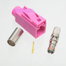 1pce Connector Fakra H 4003 SMB female jack crimp for RG58 LMR195 RG142 Violet 2024 - buy cheap