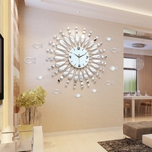 3D Wall Clock Modern Design Living Room Acrylic Mirror Decorative Wall Watches Non Ticking Wall Art Home Decor Silent Clock 2024 - buy cheap