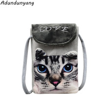 Cute Cartoon Cat plush Women children Messenger Crossbody Bags Animal Shoulder Bags for Teenager Girls Bolsa Feminina chic 2024 - buy cheap