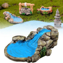 Mini enfeite para piscina de água, ornamento para decoração de casa, jardim de fadas, gramado, para casa de bonecas e montanha, artesanato de decoração diária, faça você mesmo 2024 - compre barato