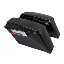 Яркая черная сумка для сиденья мотоцикла, крышка динамиков 5x7 дюймов для Harley Touring Road King Electra Glide Road Glide Street Glide 1993-2013 2024 - купить недорого