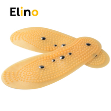 Elino Silicone Magnetic Insoles for Men Women Weight Loss Blood Circulation Slimming Therapy Shoes Pad Foot Care Massage Inserts 2024 - buy cheap