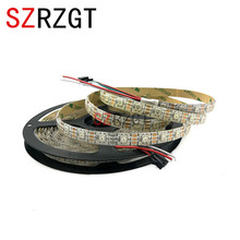 5m WS2812B 60 pixels/leds/m Smart led pixel strip,White PCB,WS2812 IC,waterproof IP65 DC5V 2024 - buy cheap