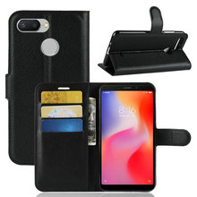 Capa de celular tipo carteira para xiaomi redmi, em couro, 3gb, 4gb, 32gb, 64gb 2024 - compre barato