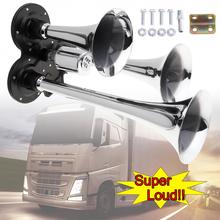 12V 178DB Universal Super Loud Silver Three Car Trumpet Electronically Controlled Car Air Horn for Cars / Trucks / Boats 2024 - buy cheap