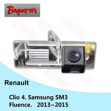 Водонепроницаемая Автомобильная камера заднего вида для Renault Clio 4 Samsung SM3 Fluence 2013 2014 2015 SONY CCD 2024 - купить недорого