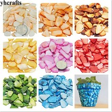 500Gram/Lot,8 color select irregular shell mosaic,Mosaic art,Craft material,DIY lantern,ornament,Craft material.1-3.5cm 2024 - buy cheap