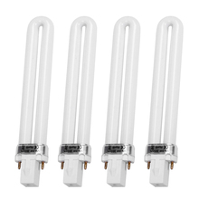 4Pcs / Set 9W UV Lamp Light For Nail Dryer Nail Lamp Curing Lamp Replacement U-shaped Lamp Bulb Tube Nail Art Supplies Manicure 2024 - buy cheap
