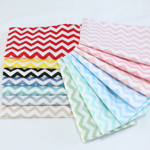 Tela de algodón de 160CM x 50CM, tela de viento nórdico, gris, azul, negro, amarillo, aqua, rojo, 1 CM, chevron para cojines DIY, ropa, decoración acolchada 2024 - compra barato